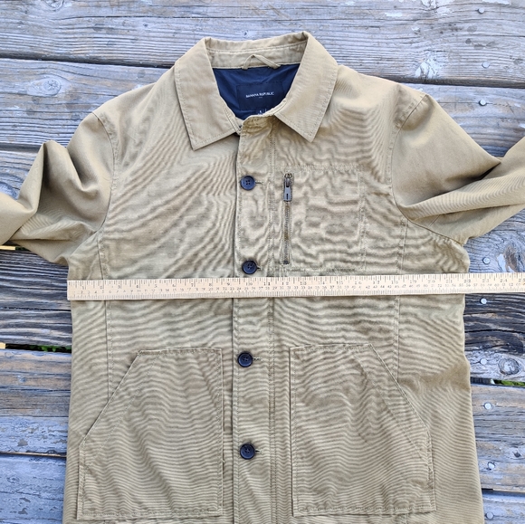 Banana Republic Canvas Jacket Sz. L - Picture 3 of 11